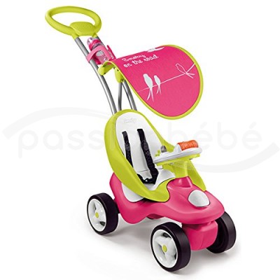 Porteur smoby auto rose - Smoby