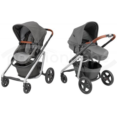 POUSSETTE LILA BEBE CONFORT 0M NOMAD GREY 2 IN 1 EN PROMOTION