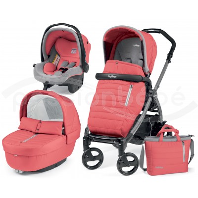 Poussette trio shop peg perego rose