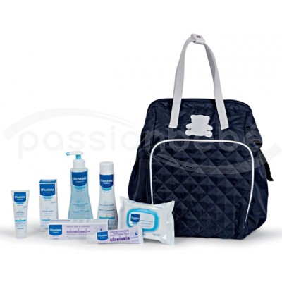 Sac a best sale langer mustela bleu