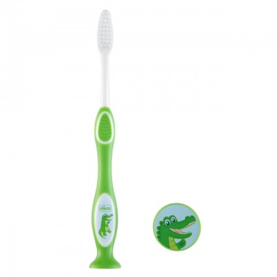 Spazzolino Chicco Coccodrillo 3-6 Anni