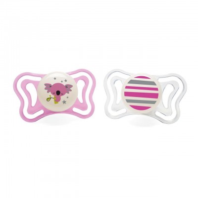 Succhietto Chicco Physio Forma Light Glow Silicone Koala Rosa 2 pz 6-16 m