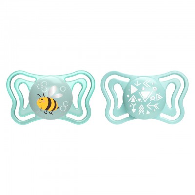 Succhietto Chicco Physio Forma Light Silicone 2 pz Azzurro 2-6 m
