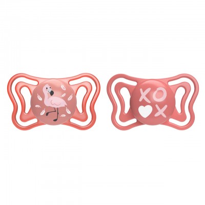 Succhietto Chicco Physio Forma Light Silicone 2 pz Rosa 6-16 m
