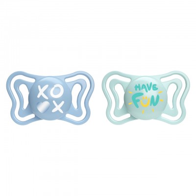 Succhietto Chicco Physio Forma Light Silicone 2 pz Azzurro 6-16 m