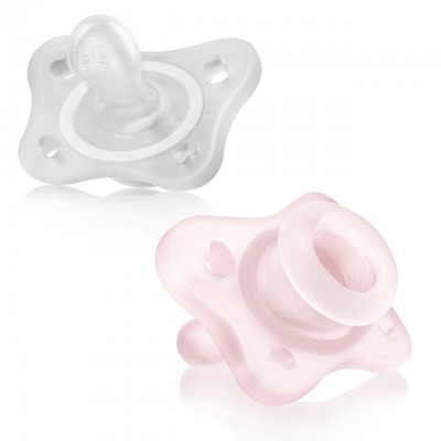  Gommottino Chicco PhysioForma 0-2m Silicone 2pz Bimba