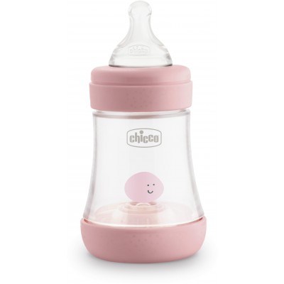 Biberon Chicco Perfect 5 Flusso Lento 150ml Rosa