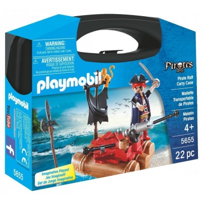 Valigetta con Zattera Del Pirata Play Mobil Pirates