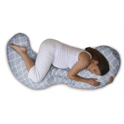 Cuscino Gravidanza Boppy Total Body 3 in 1 Glacier 