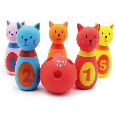 Gioco Ludi Bowling per Bambini Gattini