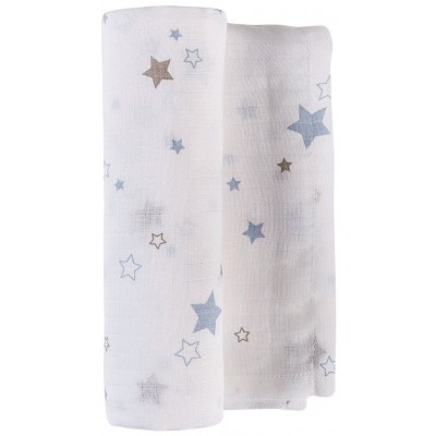 Copertina Multiuso Picci Baby Swaddle Stella Converse Bianco Azzurro