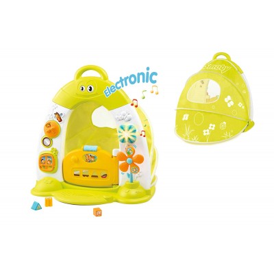 Smoby Cotoons Maison D'éveil Tente Pliable Activités Mécaniques Et électroniques
