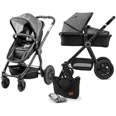 Duo Kinderkraft Veo 2 In 1 Black Grey