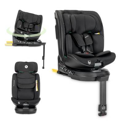 Lorelli Seggiolino SOLARIS i-Size ISOFIX 360 Gruppo 40-150 cm Black