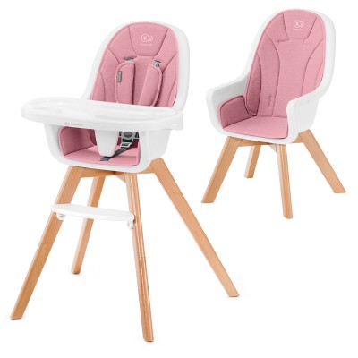 Seggiolone 2 in 1 Kinderkraft Tixi Rosa