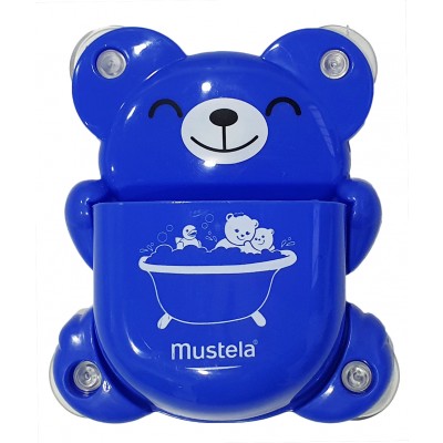  Porta Sapone Mustela con Ventose Orsetto Blu