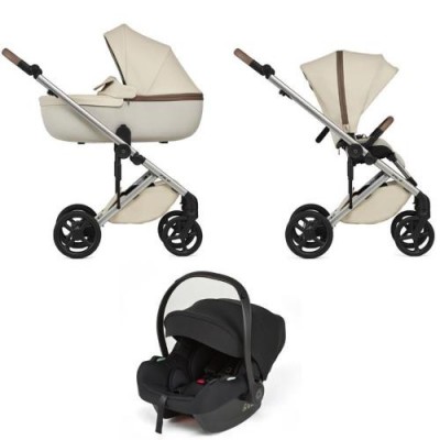 Trio Anex Eli Muse (Navicella,Telaio,Seduta Passeggino,Seggiolino Auto Cosmo e Adattatori per Gruppo 0+)