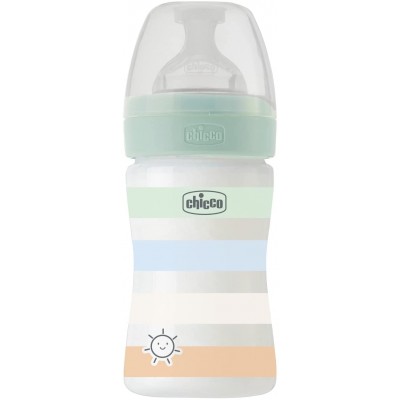 Biberon Benessere Chicco 150ml Flusso Lento Green Boy