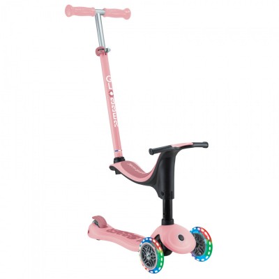 Trottinette Evolutive Globber Go Up Sporty Lights Rose Pastel OFFRE SPECIALE