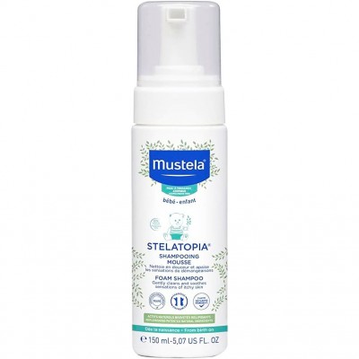 Shampoo Mousse per Neonati Mustela Stelatopia 150 ml