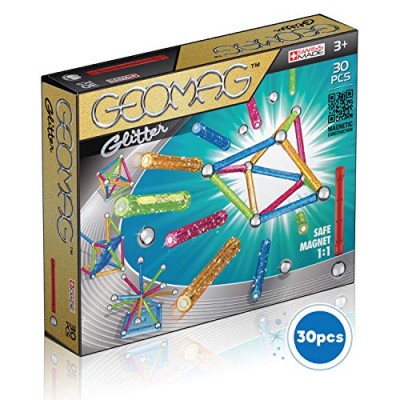 Costruzioni Magnetiche Geomag Glitter Colour 30 pz