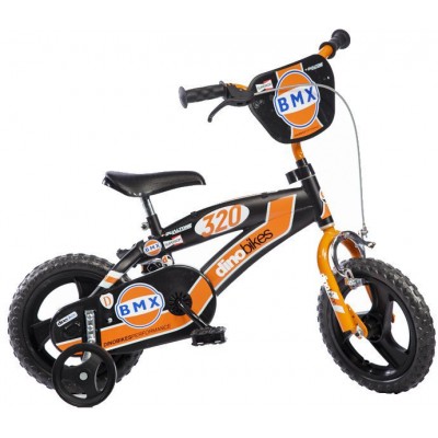 Bicicletta Dino Bikes BMX Nero/Arancio 12 Pollici