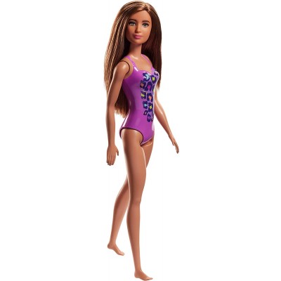  Bambola Barbie Beach Castana Costume Fucsia