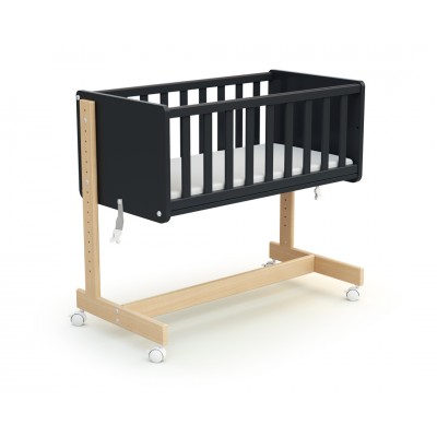 Culla Co-Sleeping AT4 Comfort Grigio Grafite Faggio