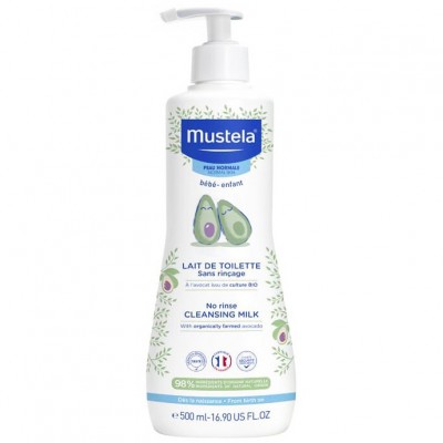 Lait de Toilette Mustela Peau normale 500 ml Latte di Toilette Mustela Pelle Normale 500 ml