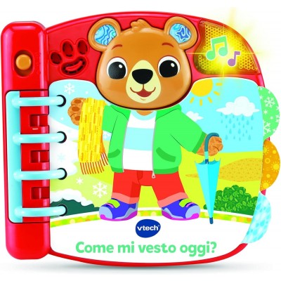 VTech Come Mi Vesto Oggi?-Libro Interattivo e Sensoriale per Bambini