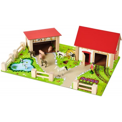 Set Gioco Eichhorn by Simba Fattoria in Legno 19pz