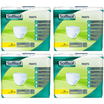 Kit Mutande Assorbenti Soffisof Air Dry Pants 7 XL 135-160 cm (4 Pacchi da 12 pz)