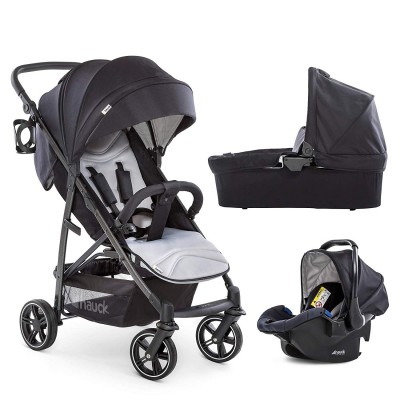 Trio Hauck Rapid 4S Plus Caviar Silver