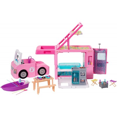 Playset Barbie Camper dei Sogni 3 in 1