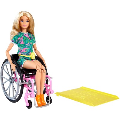 Bambola Barbie Fashionistas 165 Sedia a Rotelle 