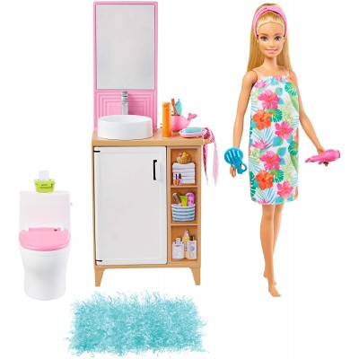 Playset Barbie Arredi per il Bagno
