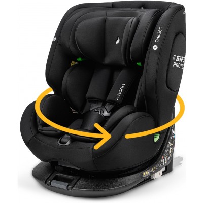 Siège auto Osann One360 Pivotant à 360- 40-150 cm All Black 
