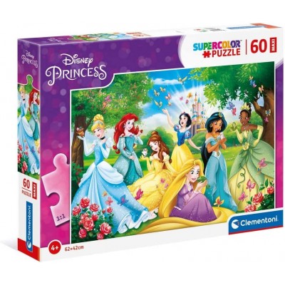 Puzzle Clementoni Supercolor Disney Princess 60 pz