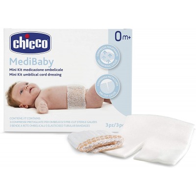 Mini Kit Chicco MediBaby per Medicazione Ombelicale 3pz