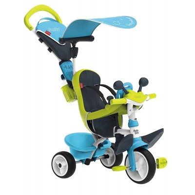 TRICYCLE SMOBY BABY DRIVER CONFORT 2 BLEU EN PROMOTION