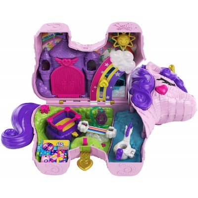Playset Mattel Polly Pocket Unicorno Magiche Sorprese