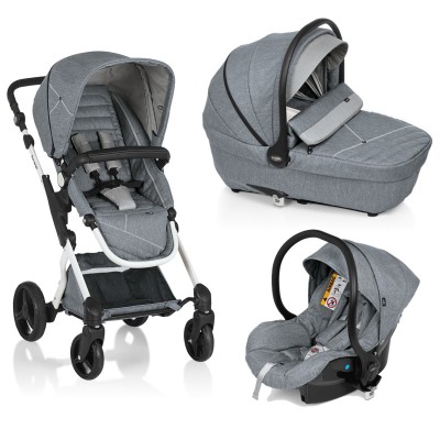 Trio Brevi Presto City Reversibile Grigio Melange Chiaro 652