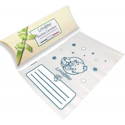 Bustine Corredino Ospedale Lovabear Baby Blu 6 pz.