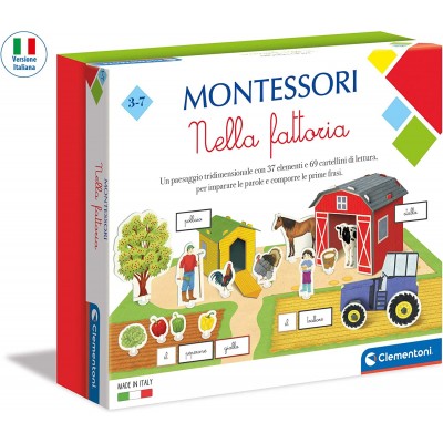 Gioco da Tavolo Educativo Clementoni Montessori nella Fattoria