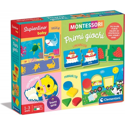 Gioco da Tavolo Educativo Clementoni Sapientino Baby Montessori Primi Giochi