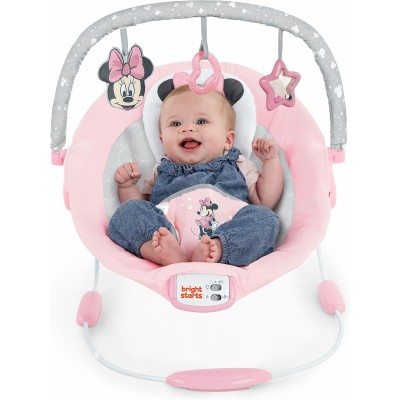 Bright Starts MINNIE MOUSE Transat vibrant jusqu'à 9 kg Rosy Skies