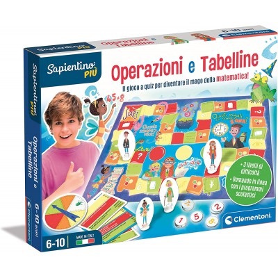 Clementoni Sapientino Plus d'opérations et de tables Clementoni Sapientino Più Operazioni e Tabelline