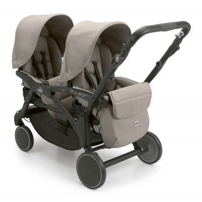 Passeggino Gemellare Cam Twin Pulsar Beige 759