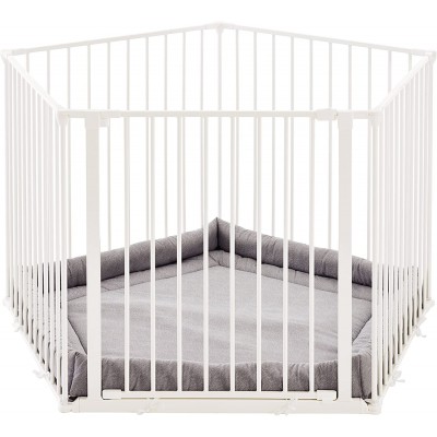 Recinzione Baby Dan Park a Kid 5 Materasso Incluso Bianco