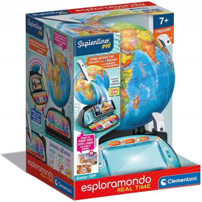 Mappamondo Clementoni Sapientino Più Esploramondo Realtà Aumentata